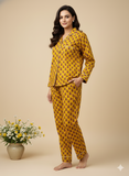 Handmade Cotton Block Print Pajama Set