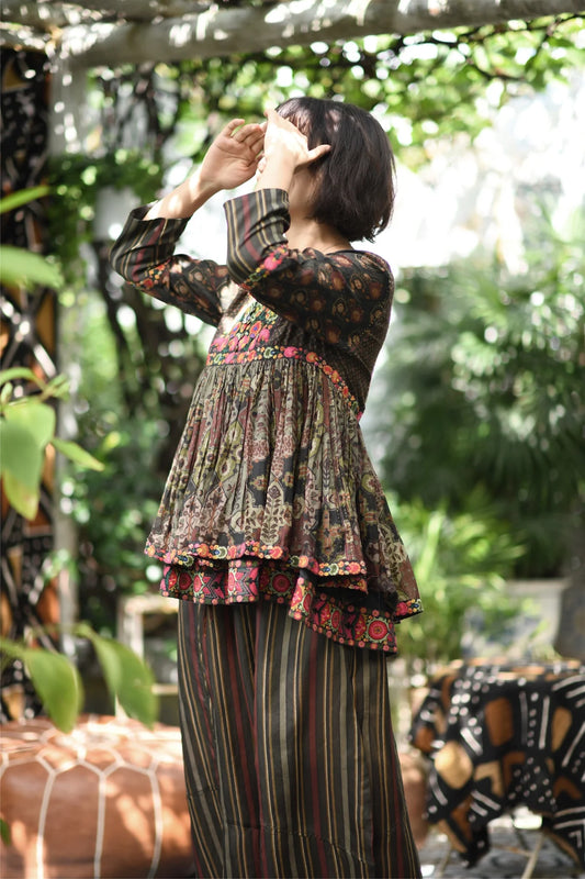 Ethnic Printed Short Kurti Top