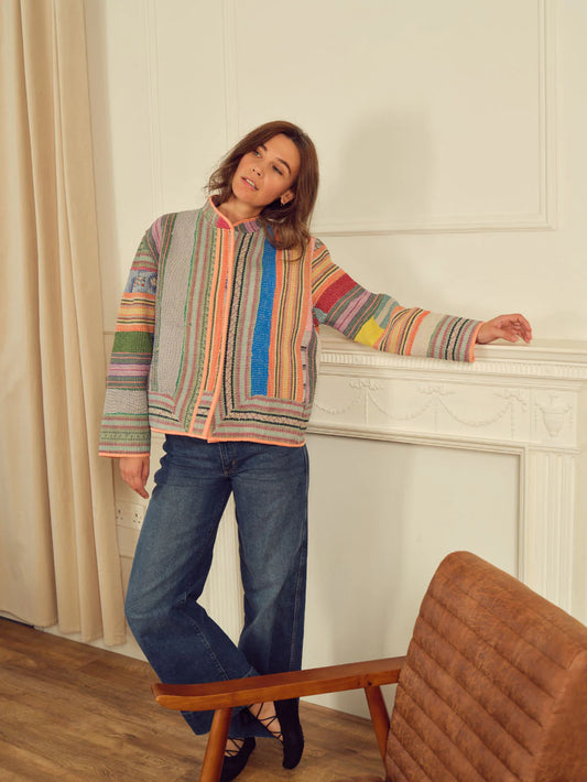 Reversible Heavy Vintage Kantha Jacket