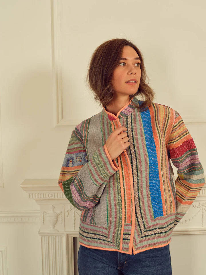 Reversible Heavy Vintage Kantha Jacket