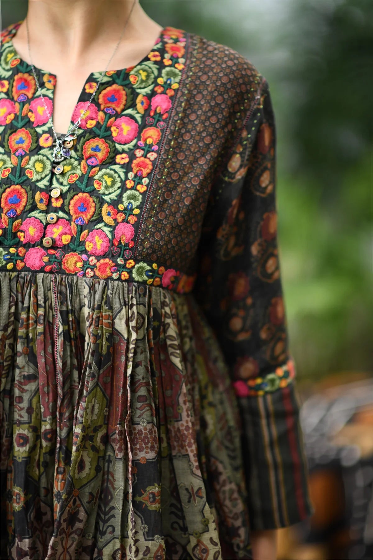 Ethnic Printed Short Kurti Top