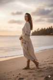 Bohemian Fringe Kimono Dress - Effortless Elegance for Women